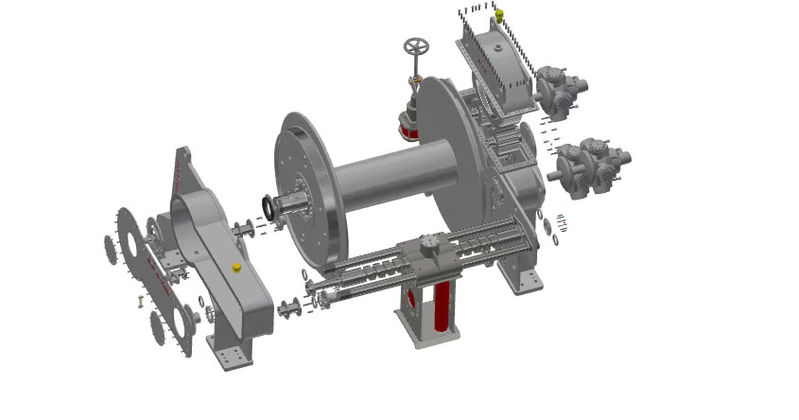 trawl winch move